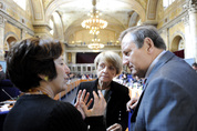 Sabina De Luca, Danuta Hübner, Dirk Ahner 