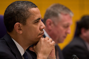 Barack Obama, Mirek Topolánek