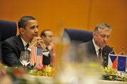 Barack Obama, Mirek Topolánek