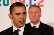 Mirek Topolánek, Barack Obama