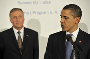 Mirek Topolánek, Barack Obama