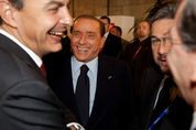 José Luis Zapatero, Silvio Berlusconi