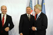 Fredrik Reinfeldt, Mirek Topolánek, Carl Bildt