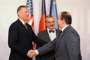 Topolánek, Karamanlis, Schwarzenberg