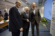 M. Kalousek, J. Almunia, M. Topolánek