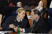 Benita Ferrero-Waldner, Javier Solana