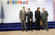 Topolánek, Karamanlis, Schwarzenberg