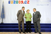 Topolánek, Merkel, Schwarzenberg