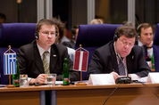 Valdis Dombrovskis, Brian Cowen