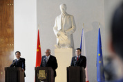 Wen Jiabao, Václav Klaus, José Barroso