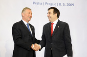 Topolánek, Saakashvili
