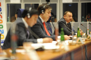 Magauov, Saakashvili, Aliyev