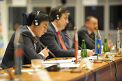 Magauov, Saakashvili, Aliyev