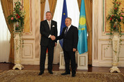 Mirek Topolánek, Nursultan Nazarbajev