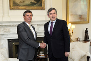 Jan Fischer, Gordon Brown