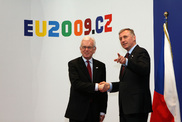 Hans-Gert Pöttering, Mirek Topolánek